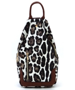 Fashion Sling Backpack AD2766 SNOW LEAOPARD
